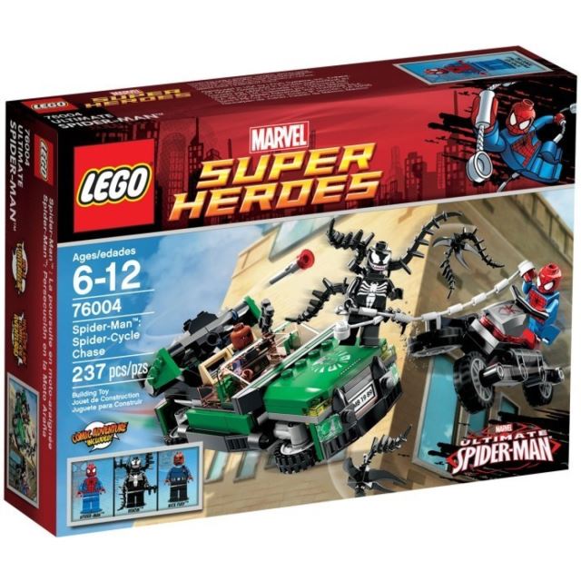 LEGO® Super Heroes 76004 Spiderman: Honička na motorce