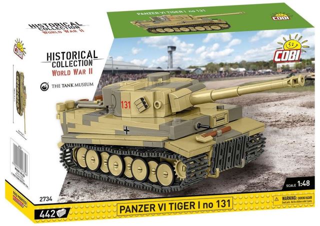 Cobi 2734 II WW Panzer VI Tiger I no 131, 1:48, 442 k