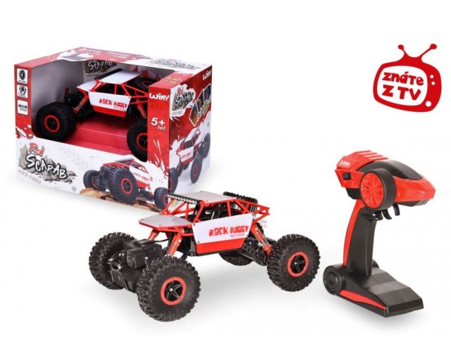 Auto RC ROCK BUGGY Red Scarab 27 cm