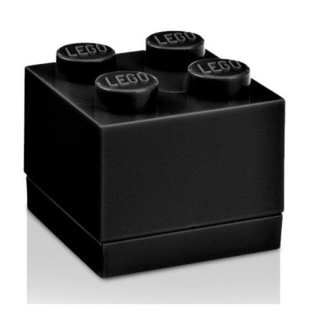 LEGO® Mini box 45x45x42 černý
