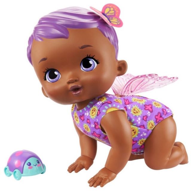 Mattel My Garden Baby™ Motýlek lezoucí fialový, HBH43