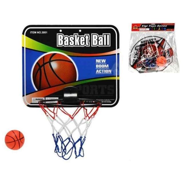 Basketbalový koš 40 x 32 cm s míčem