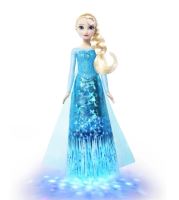 Mattel Frozen Anglicky spievajúca bábika Elsa so svetlami, JLJ07