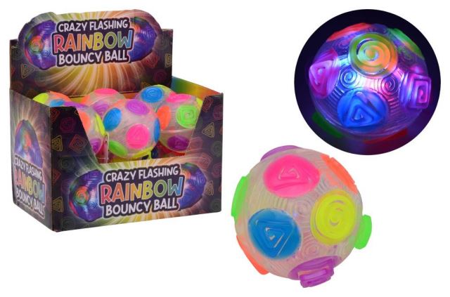 Duhový svítící míček 3D