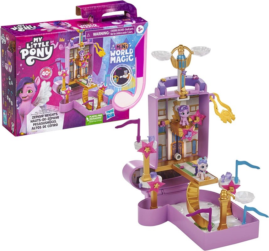 My Little Pony Mini World Magic Zephyr Heights - Hracia súprava v kufríku