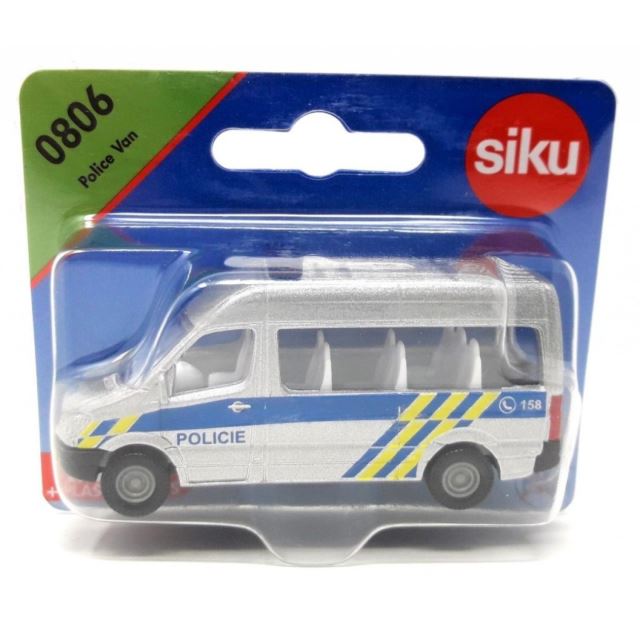 SIKU 0806 Policejní mikrobus CZ