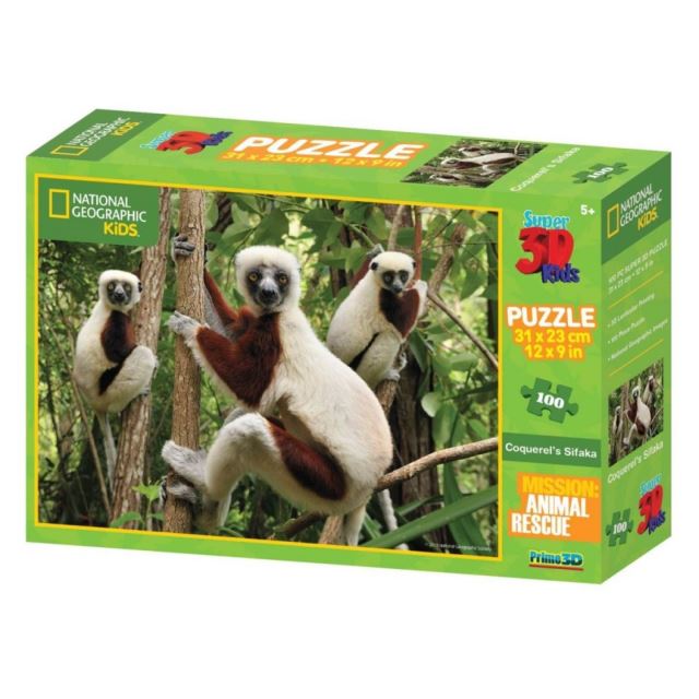 3D Puzzle Lemur 100 dílků