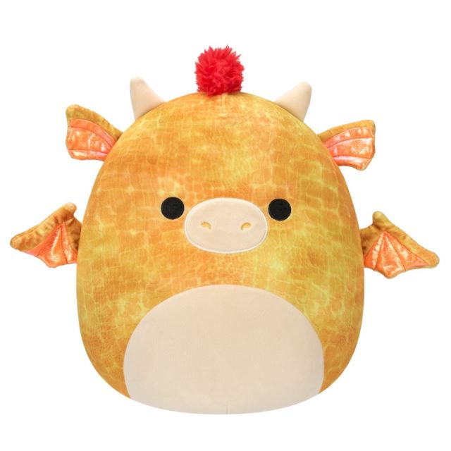 SQUISHMALLOWS Zlatý drak - Dieric, 40 cm