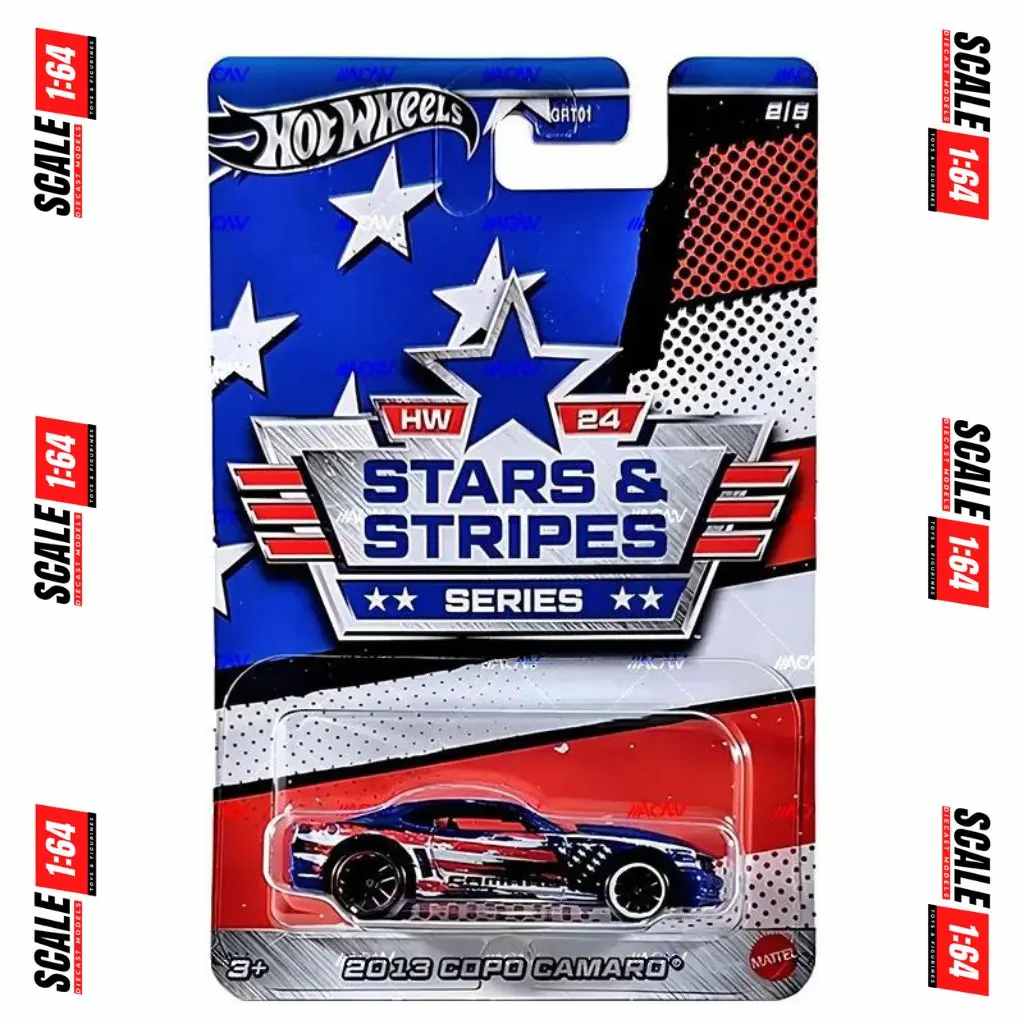 Mattel hot wheels stars & stripes series 2013 copo camaro 2/5