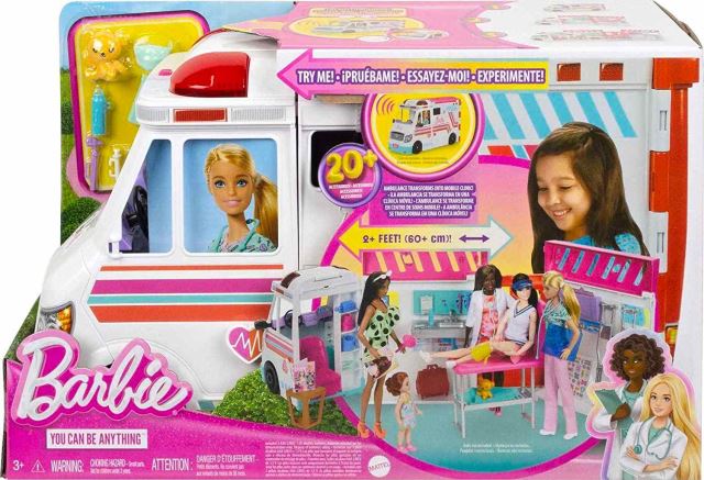Mattel Barbie Sanitka a klinika 2 v 1, HKT79