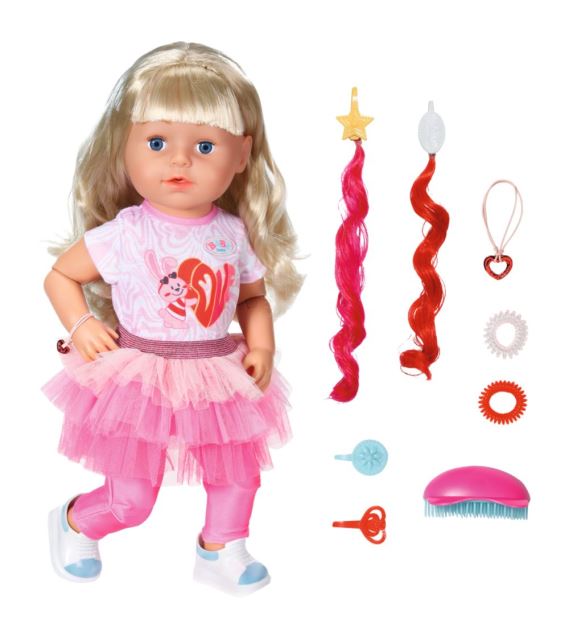 Starší sestřička BABY born Play & Style, blondýnka, 43 cm