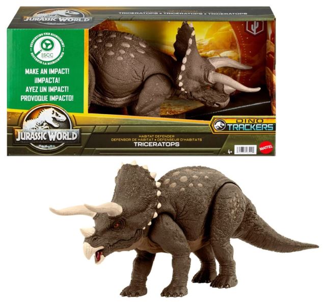 Mattel Jurský svet Obranca Triceratops HPP88