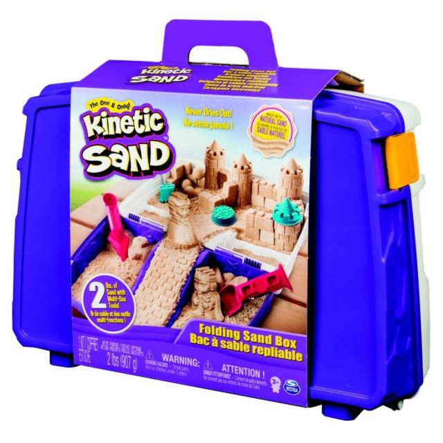 Spin Master Kinetic Sand Cestovní kufřík s formičkami