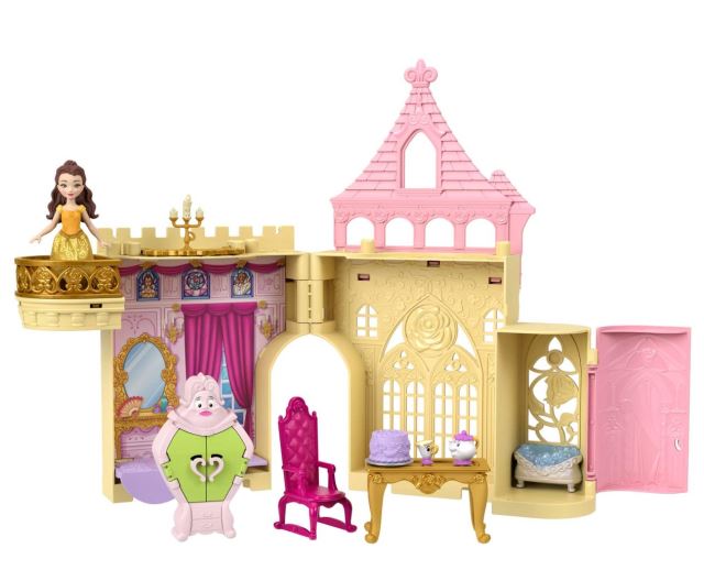 Mattel Disney Princess Malá bábika a magická prekvapenie herný set Bella