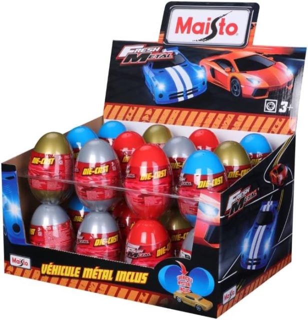 Maisto Egg - Vajíčko s kovovým modelom autíčka