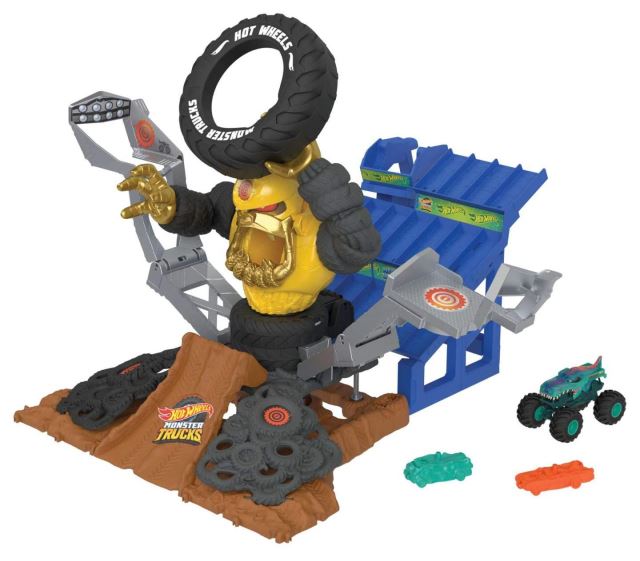 Hot Wheels® Monster Trucks Mega-Wrex vs Crushzilla v aréně