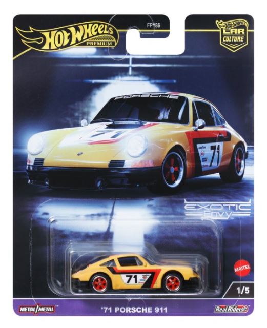 Mattel HW CAR CULTURE EXOTIC Envy ´71 PORSCHE 911, HKC80