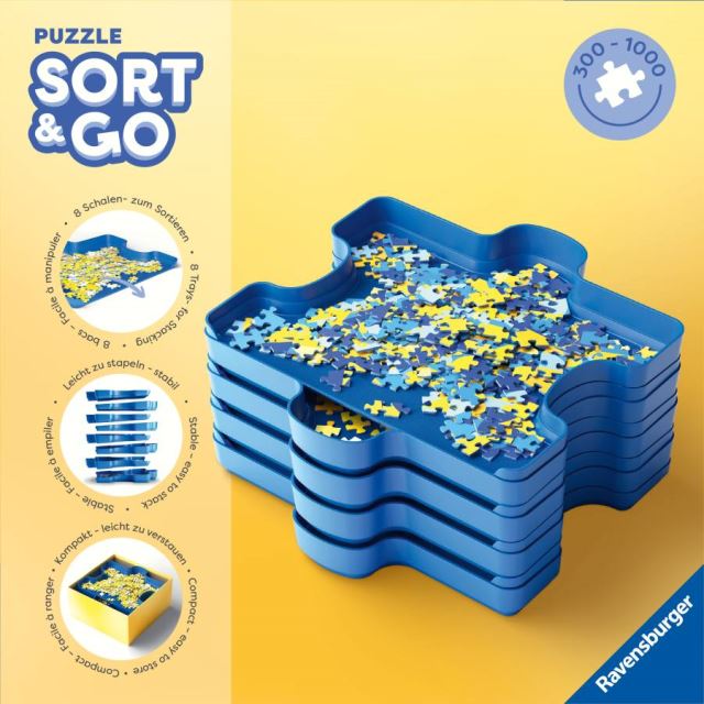 Ravensburger 01674 Sort & Go, systém na triedenie puzzle