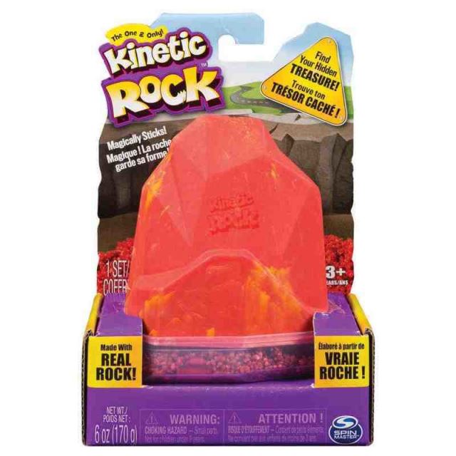 Kinetic Sand Kinetický písek Rock 170g červený