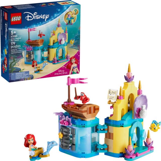 LEGO® Disney™ 43285 Ariel a její kouzelný miniaturní palác
