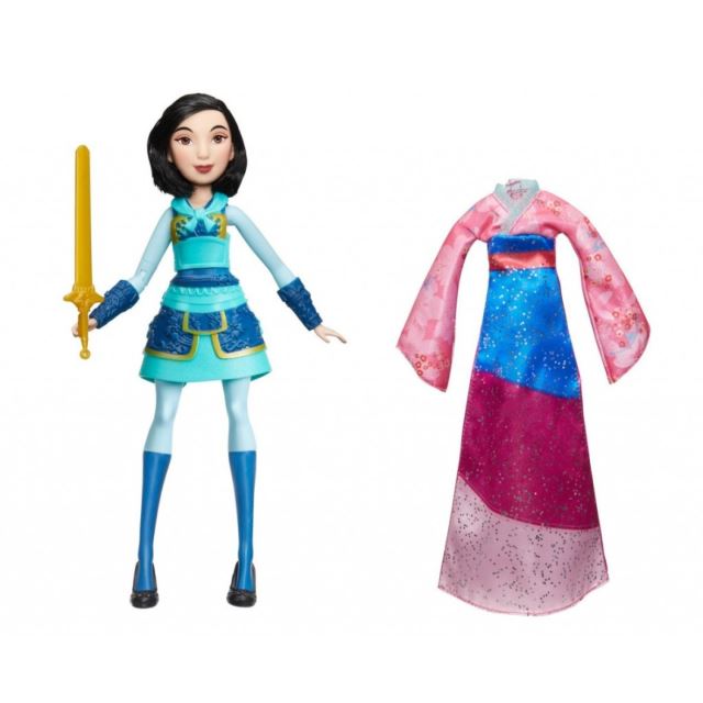 Hasbro Disney princezna Mulan bojovnice s mečem, E2065