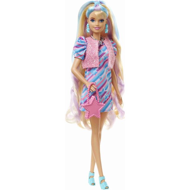 Mattel Barbie Totally Hair Fantastické vlasové kreácie hviezdičková, HCM88