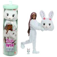 Mattel Barbie® CUTIE REVEAL Barbie sladkej mašle - mintový zajačik. JJR65