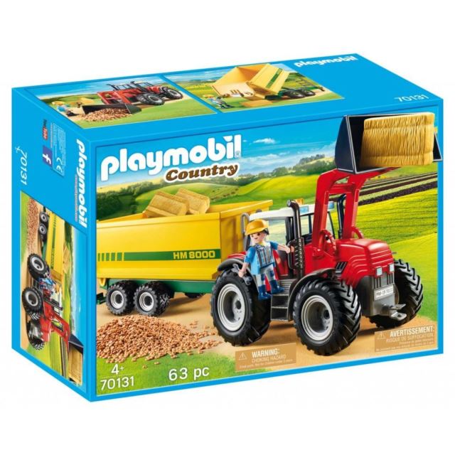Playmobil 70131 Traktor s vlečkou
