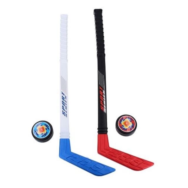 Detské hokejky s pukmi 57 cm, 2 ks
