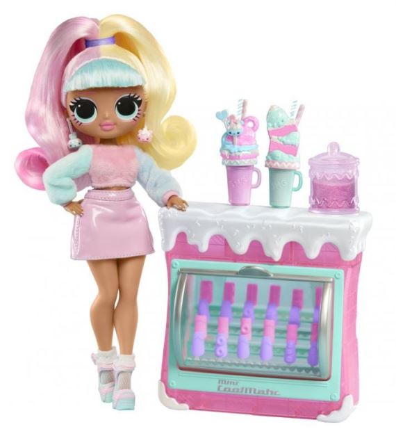 MGA L.O.L. Surprise! OMG Nechtové štúdio s bábikou Candylicious Sprinkles Shop