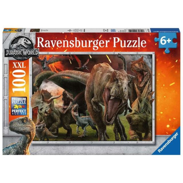 Puzzle  Jurský svět: Zánik říše XXL 100 dílků, Ravensburger