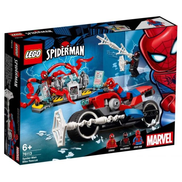 LEGO Super Heroes 76113 Spider-Man a záchrana na motorce