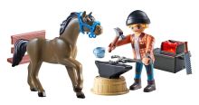 Playmobil 71357 Kováč Ben a kôň Achilles (2)