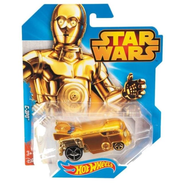 Hot Wheels SW autíčko C-3PO, Mattel CGW45