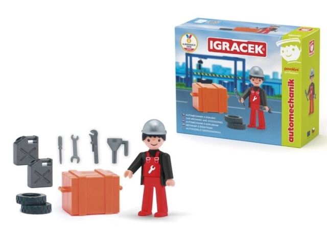 IGRÁČIK Automechanik - figúrka s náradím