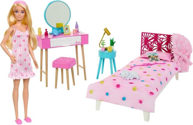 Mattel Barbie® Spálňa s bábikou, HPT55