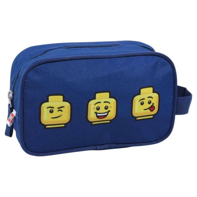 LEGO® Faces Blue - toaletní taška