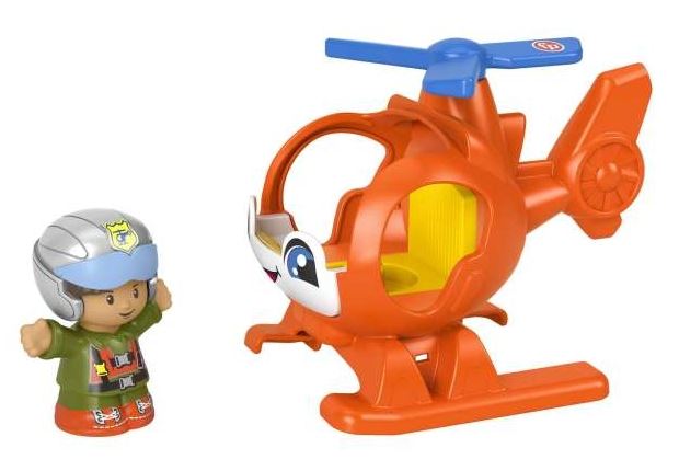 Mattel Fisher Price Little People Oranžový vrtulník, GTT72