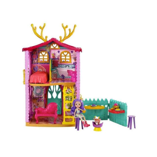 ENCHANTIMALS Panenka Danessa Jelínková s domečkem, Mattel GYJ18