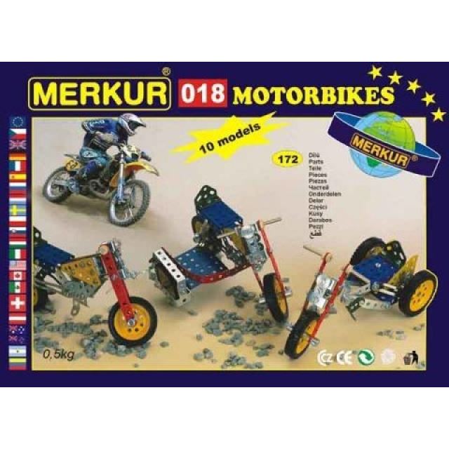 Merkur 18 Motocykly - 10 modelů, 172 dílů