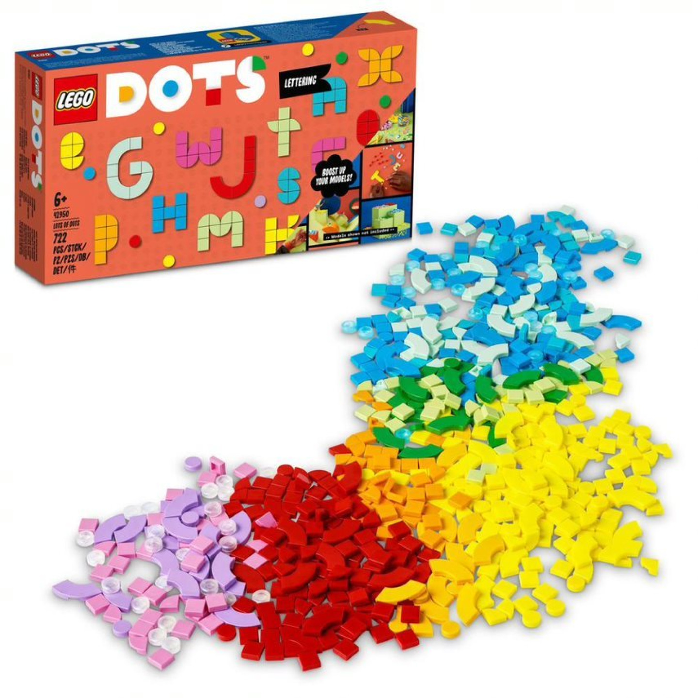 Lego® dots™ 41950 záplava dots dílků – písmenka