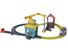 Tomáš a priatelia Vláčikový set so žeriavom a motorovou mašinkou, Mattel HDY58 (2)