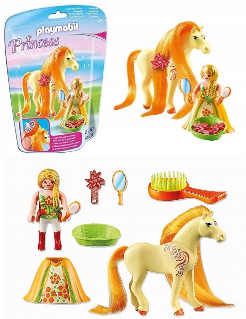 Playmobil 6168 Princezná Sunny a česací kôň