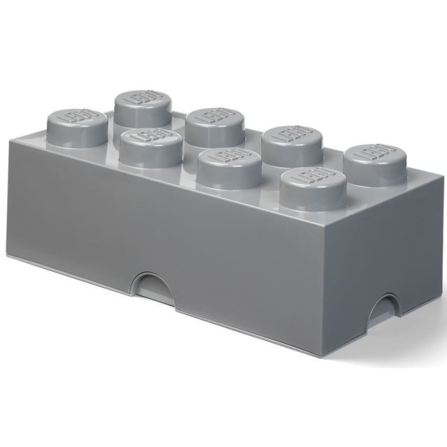 LEGO Úložný box 250x502x181 tmavě šedý