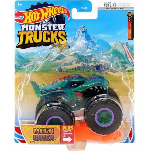 Hot Wheels® Monster Trucks Kaskadérske kúsky Mega Wrex, Mattel HCP82
