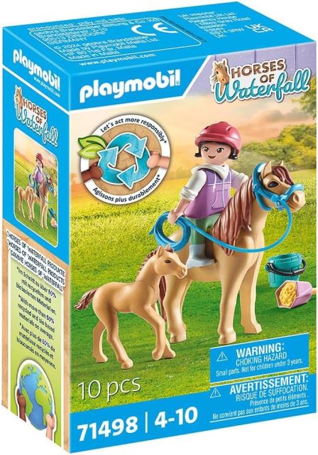 Playmobil 71498 Dieťa s poníkom a žriebätkom