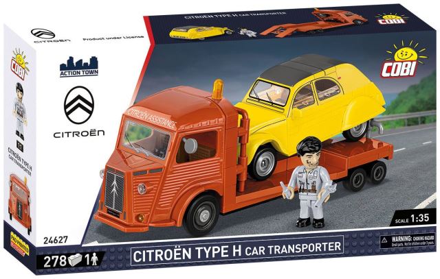 Cobi 24627 Citroën Type H (1947-1981) Car transporter, 1:35