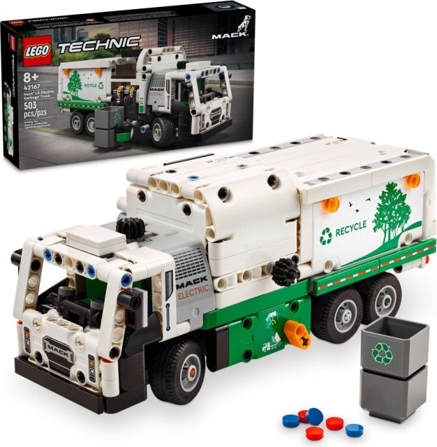 LEGO® TECHNIC 42167 Smetiarske auto Mack® LR Electric