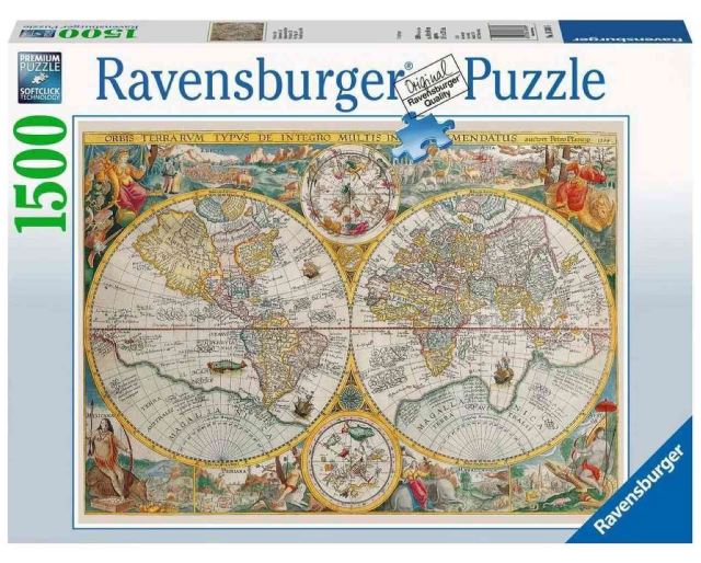 Ravensburger 00716 Historická mapa 1500 dielikov