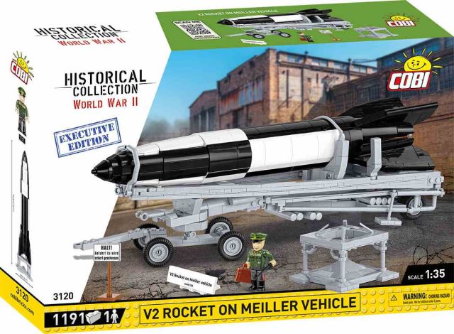 COBI 3120 Raketa V2 na podvozku Meiller, 1:35